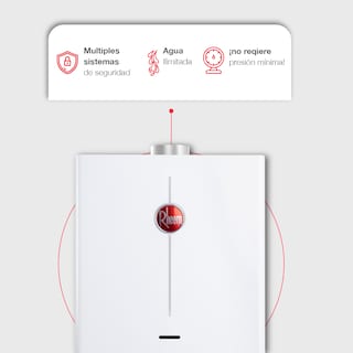 Foto 5 | Foto 5 | Calentador Instantáneo de Agua Rheem RHIN-CHN08P Gas LP 8 L/Min 1 Servicio Plus