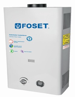 Foto 1 | Foto 1 | Calentador de Agua Foset CALE-13I color Blanco Boiler Paso Instantáneo 3 Baños Gas LP 13 L