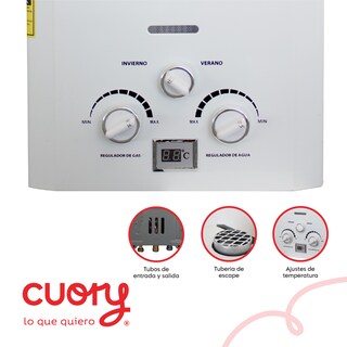 Foto 2 | Foto 2 | Calentador de Agua Cuory Instantáneo de Gas Lp 12l
