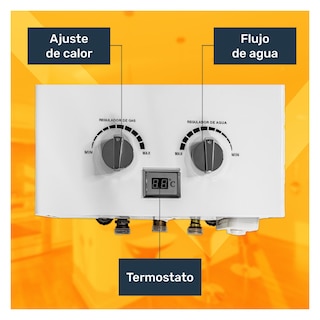 Foto 8 | Foto 8 | Calentador De Agua Instantaneo De Paso 6 Litros Gas Lp Gutstark Home