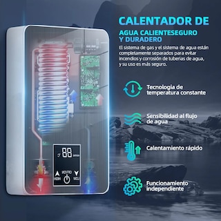 Foto 3 | Foto 3 | Calentador De Agua De Paso Electricos Boiler Instantaneo Eo Safe Imports Esi-20258 Negro