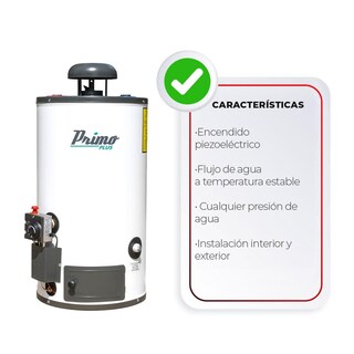 Foto 5 | Foto 5 | Calentador De Depósito IUSA Primo Plus 40 Litros color blanco Piezoeléctrico Gas Natural