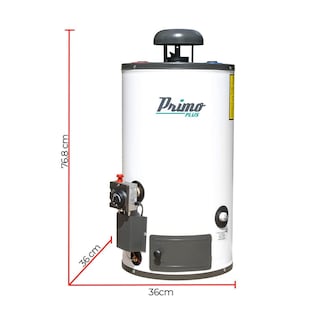 Foto 6 | Foto 6 | Calentador De Depósito IUSA Primo Plus 40 Litros color blanco Piezoeléctrico Gas Natural