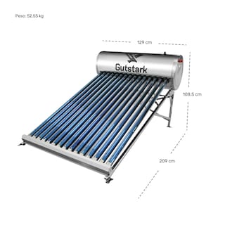 Foto 5 | Foto 5 | Calentador Solar Eco 15 Tubos 180 Litros 7 Personas Gutstark Home