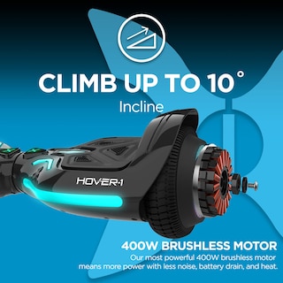 Foto 3 | Foto 3 | Hoverboard Eléctrico Hover-1 Superfly 7 Mph Top Speed Negro - Venta Internacional.