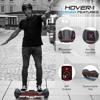 Foto 3 | Foto 3 | Hoverboard Hover-1 Sypher Eléctrico con Autoequilibrio Velocidad de 7 Mph - Venta Internacional