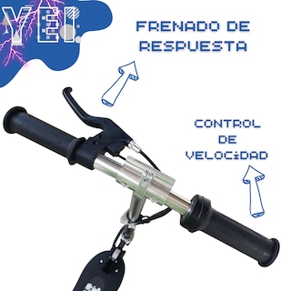 Foto 4 | Foto 4 | Monopatín Scooter Eléctrico Yei YEI-PAEL01BK-70KG 120w color Negro