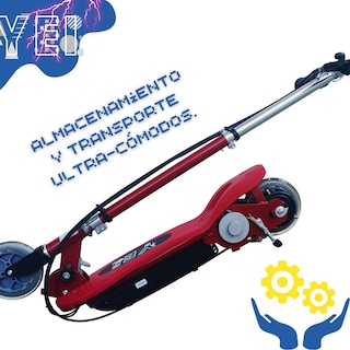 Foto 6 | Foto 6 | Monopatín Scooter Eléctrico Yei YEI-PAEL01RD-70KG 120w color Rojo