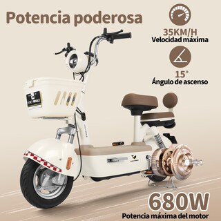 Foto 2 | Foto 2 | Motobici Eléctrica Honey Whale U4s Blanco