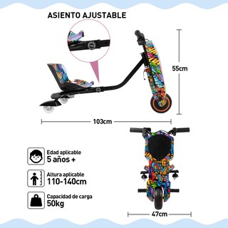 Foto 6 | Foto 6 | Triciclo Eléctrico Honey Whale Jl-008 Multicolor
