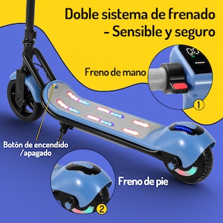 Foto 4 | Foto 4 | Scooter Eléctrico Infantil Honey Whale E2 Azul