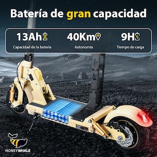 Foto 2 | Foto 2 | Scooter Eléctrico Honey Whale C1 Dorado