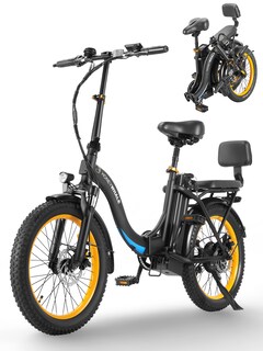 Foto 1 | Foto 1 | Bicicleta Electrica Plegable Honey Whale Bw02 Negro