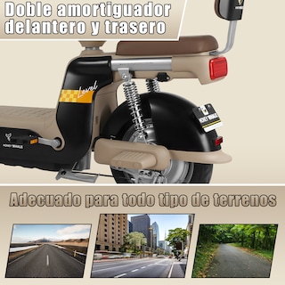 Foto 5 | Foto 5 | Motobici Electrica Honey Whale U3-pro Negro