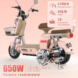 Foto 2 | Foto 2 | Motobici Electrica Honey Whale U3-pro Rosa