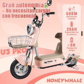 Foto 3 | Foto 3 | Motobici Electrica Honey Whale U3-pro Rosa