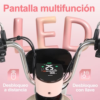 Foto 5 | Foto 5 | Motobici Eléctrica Honey Whale Una Rosa