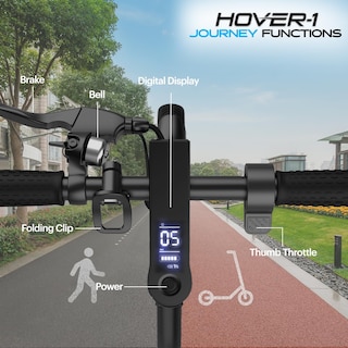 Foto 4 | Foto 4 | Patinete Eléctrico Plegable Hover-1 Journey 300 W 16 Mph 26 Libras - Venta Internacional.