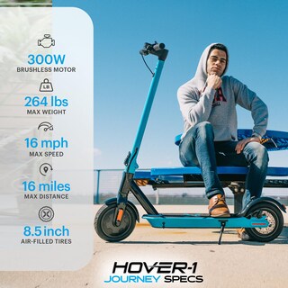 Foto 2 | Foto 2 | Patinete Eléctrico Plegable Hover-1 Journey 300 W 16 Mph 26 Libras - Venta Internacional.