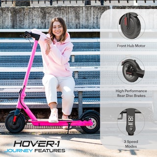 Foto 5 | Foto 5 | Patinete Eléctrico Plegable Hover-1 Journey 300 W 16 Mph 26 Libras - Venta Internacional.