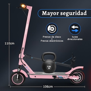 Foto 3 | Foto 3 | Scooter Eléctrico Honey Whale M2 Max Rosa