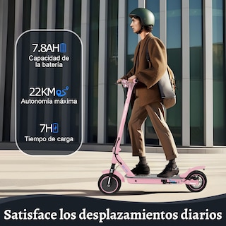 Foto 6 | Foto 6 | Scooter Eléctrico Honey Whale M2 Max Rosa