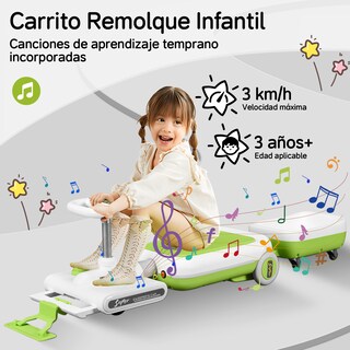Foto 2 | Foto 2 | Montable Eléctrico Infantil con Luz Led