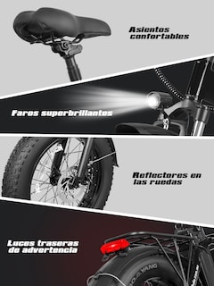 Foto 5 | Foto 5 | Bicicleta Electrica Plegable Honey Whale F6-s Negro