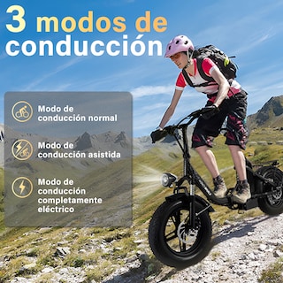 Foto 6 | Foto 6 | Bicicleta Eléctrica Plegable Honey Whale Bk05 Negra