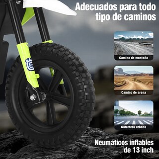 Foto 5 | Foto 5 | Mini Moto Cross Infantil Electrica Honey Whale Bdq- 6988 Verde