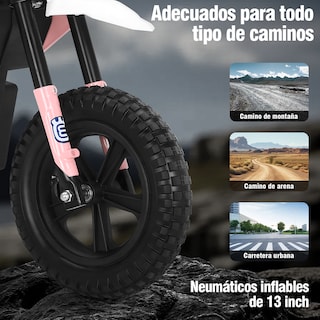 Foto 5 | Foto 5 | Mini Moto Cross Infantil Electrica Honey Whale Bdq- 6988 Rosa