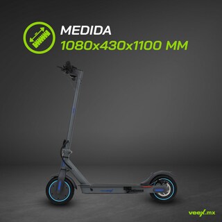 Foto 8 | Foto 8 | Scooter Patín Eléctrico City 350w 5.2ah Estructura Gris Oxford