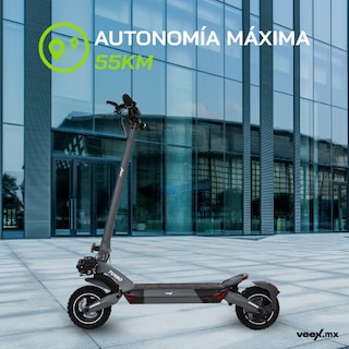 Foto 6 | Foto 6 | Scooter Patín Eléctrico Turbo 1000w 18ah Estructura Gris Oxford