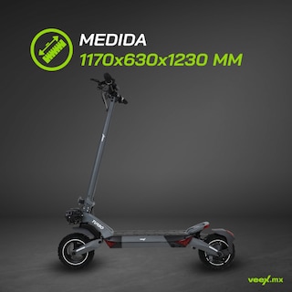 Foto 8 | Foto 8 | Scooter Patín Eléctrico Turbo 1000w 18ah Estructura Gris Oxford