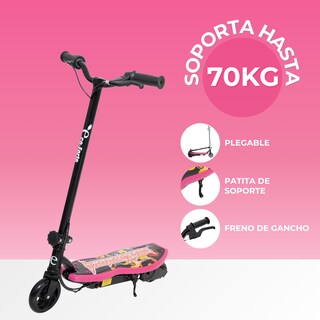 Foto 3 | Foto 3 | Scooter Patín Eléctrico Eco-forte Plegable 24v 120w 12km/h Rosa