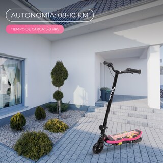 Foto 5 | Foto 5 | Scooter Patín Eléctrico Eco-forte Plegable 24v 120w 12km/h Rosa