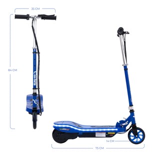 Foto 2 | Foto 2 | Scooter Patín Eléctrico Eco-forte Con Luces Cd05 120w 12km/h Azul