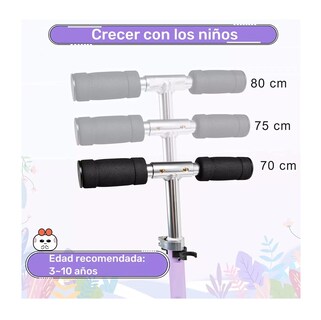Foto 3 | Foto 3 | Monopatín de Pie Plegable con Luces Belug color Lila