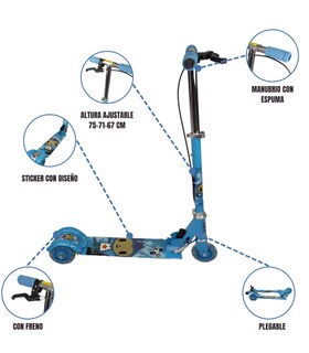 Foto 2 | Foto 2 | Scooter de Pie Genérica Sys310 con Luces color Azul