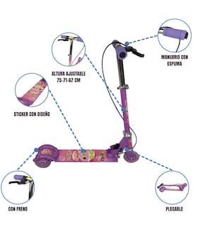 Foto 2 | Foto 2 | Scooter de Pie Genérica Sys310 con Luces color Violeta