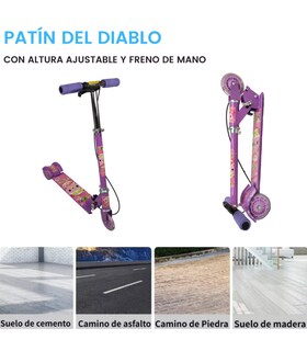 Foto 3 | Foto 3 | Scooter de Pie Genérica Sys310 con Luces color Violeta