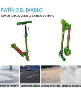 Foto 3 | Foto 3 | Scooter de Pie Genérica Sys310 con Luces color Verde
