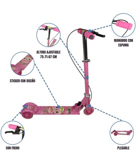 Foto 2 | Foto 2 | Scooter de Pie Genérica Sys310 con Luces color Rosa