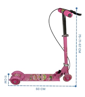 Foto 4 | Foto 4 | Scooter de Pie Genérica Sys310 con Luces color Rosa
