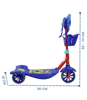 Foto 4 | Foto 4 | Scooter para Niños Patín del Diablo Luces y Sonidos Ajustable Azul