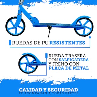 Foto 6 | Foto 6 | Scooter Plegable Guevara Sports Azul