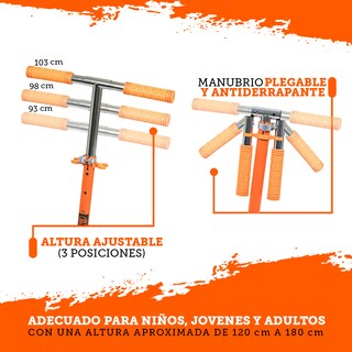 Foto 7 | Foto 7 | Scooter Plegable Guevara Sports Naranja