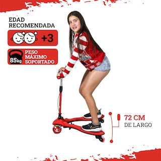 Foto 6 | Foto 6 | Scooter Guevara Sports de Equilibrio Rojo 4 Llantas y Luz Led