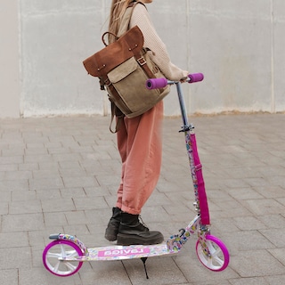 Foto 5 | Foto 5 | Scooter Plegable Patín Juvenil Diseño Sctickers Color Rosa