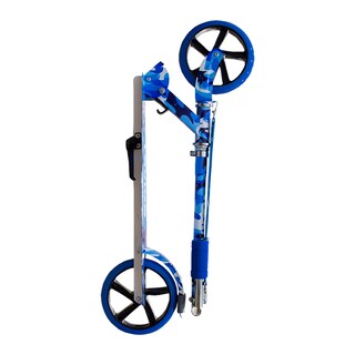 Foto 5 | Foto 5 | Scooter Patín Plegable Juvenil Camuflaje Azul Con Accesorios Rojos